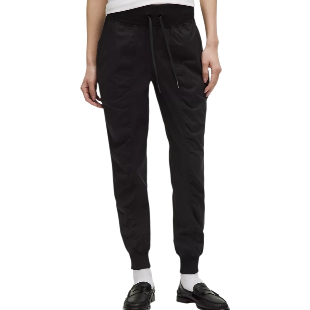 lululemon athletica Black Dance Studio Jogger Pants with Drawstring Size 4